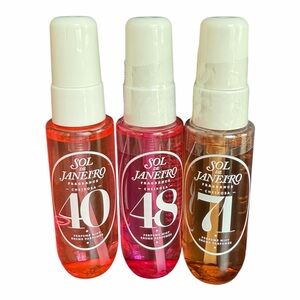 Sol de Janeiro Mini Perfume Mist Bundle 3pc Cheirosa 40 48 71 Travel Size Set